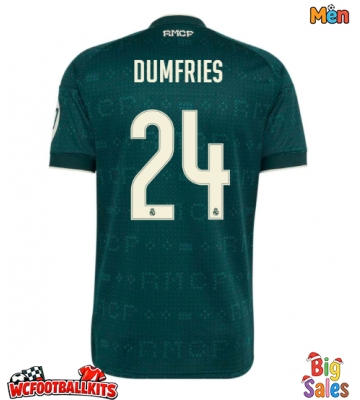 Real Madrid Denzel Dumfries #24 Replica Away Stadium Shirt 2026-27 Short Sleeve